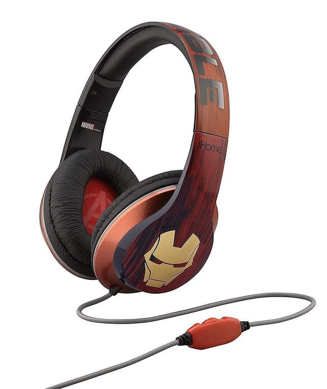 ihome kiddesigns over ear headphone with mic iron man - SW1hZ2U6MzQ4MjI=