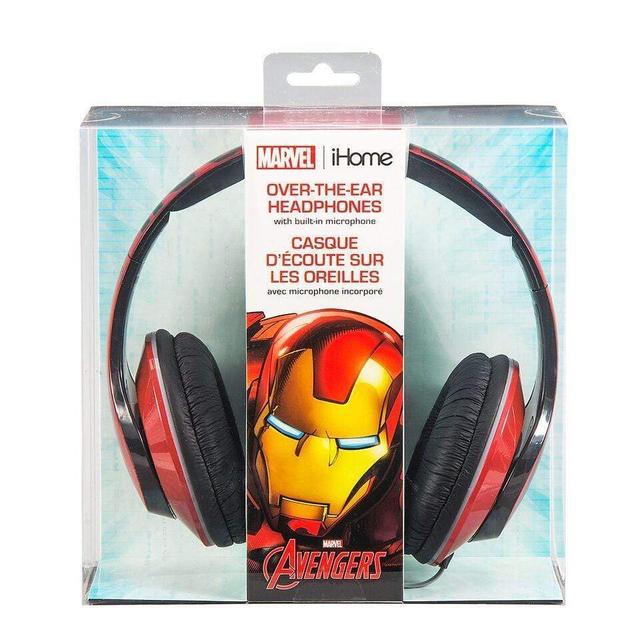 ihome kiddesigns over ear headphone with mic iron man - SW1hZ2U6MzQ4MjM=