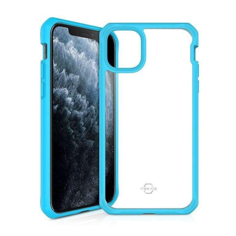 كفر موبايل ITSKINS HYBRID SOLID FOR IPHONE 11 Pro - شفاف/إطار أزرق