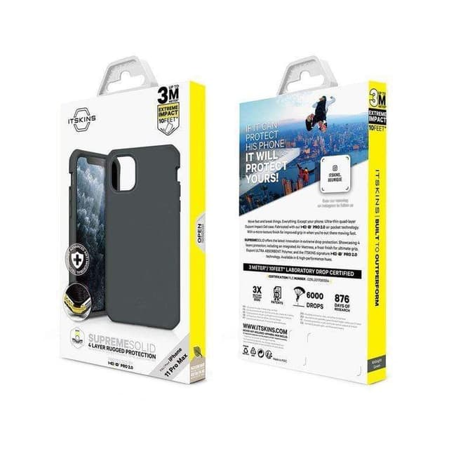 itskins supreme solid for iphone 11 pro max 6 5 midnight green