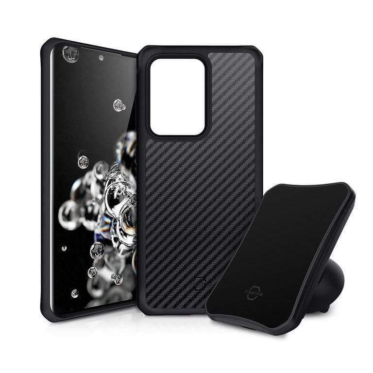 itskins magneta fusion with mount for samsung s20 ultra carbon