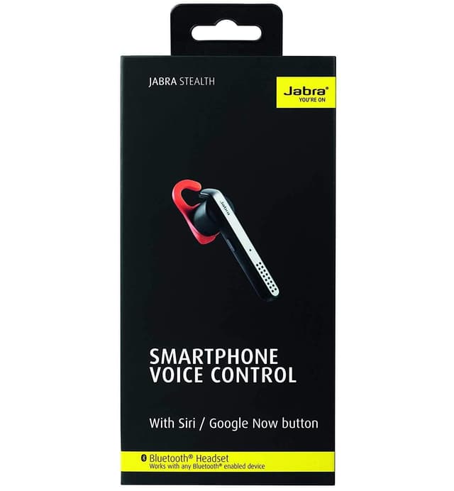 سماعة بلوتوث صغيرة جدا من جابرا لون فضي Jabra Bluetooth Headset Stealth 