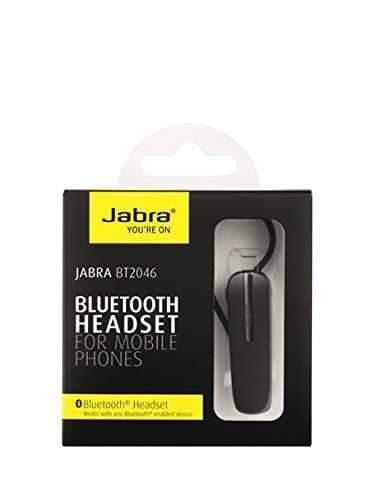 سماعة بلوتوث بي تي 2046 من جابرا لون أسود Jabra Bluetooth Headset BT2046 