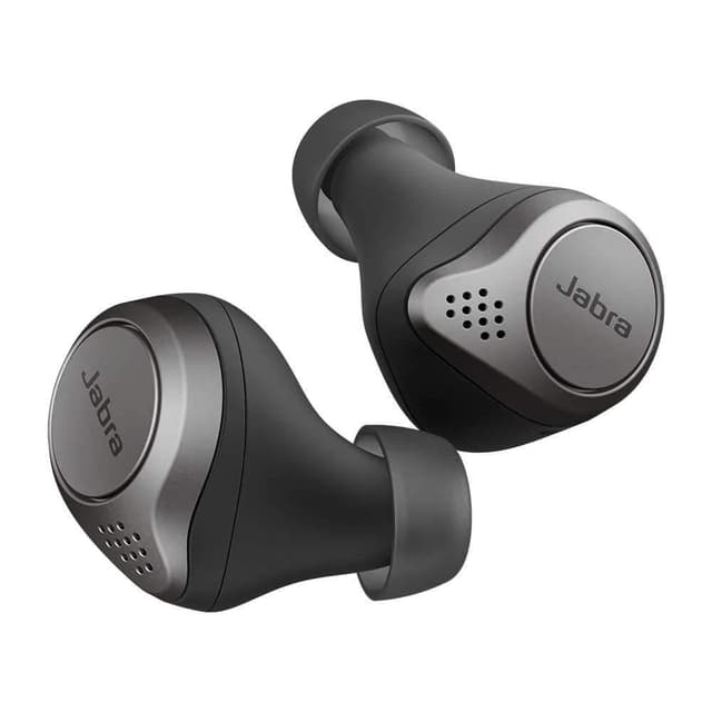 jabra elite 75t true wireless earbuds titanium black