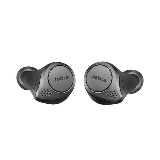 jabra elite 75t true wireless earbuds titanium black
