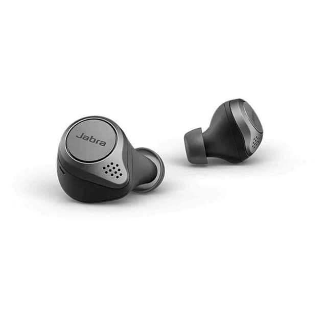 jabra elite 75t true wireless earbuds titanium black