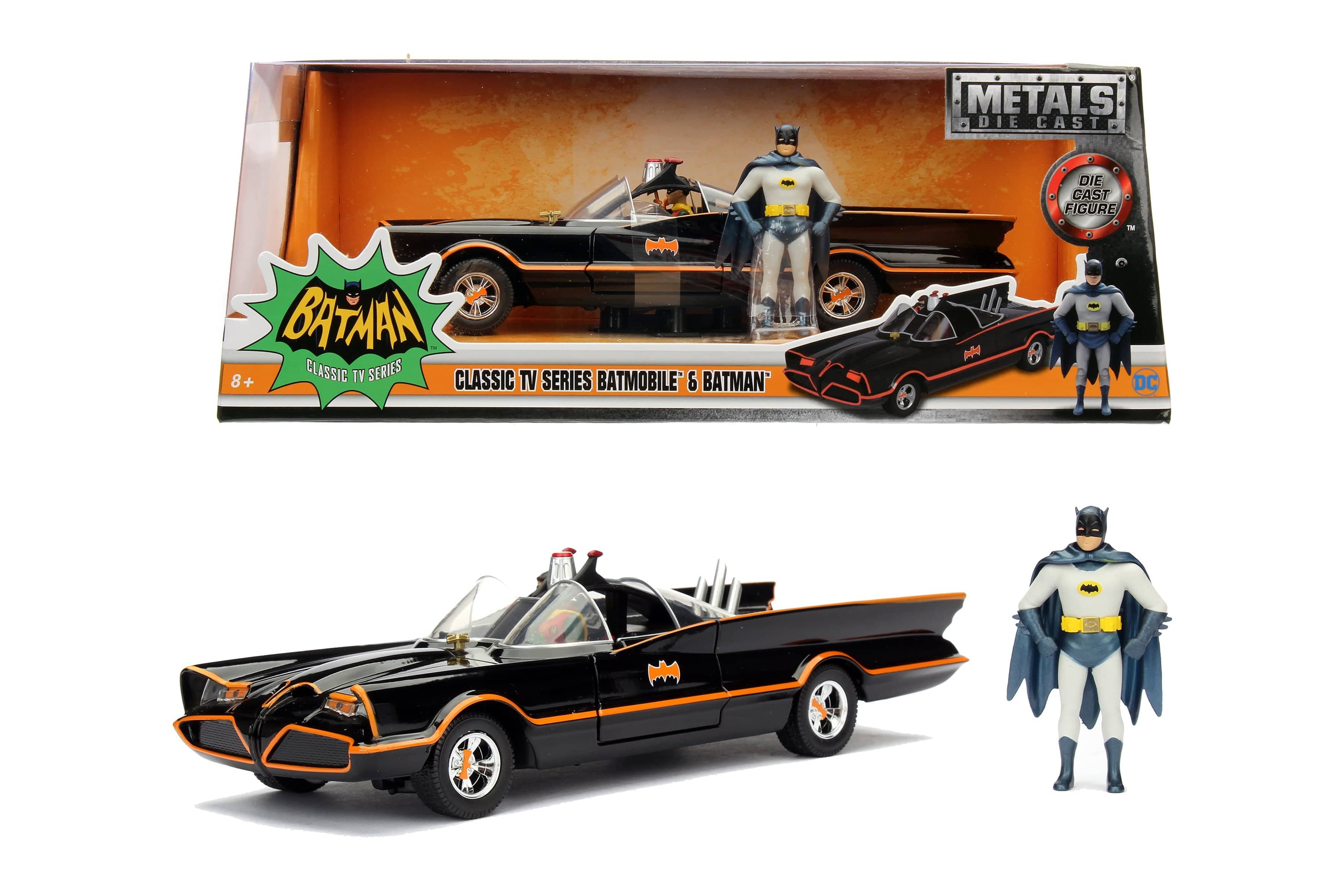 لعبة سيارة Jada - Batman 1966 Classic Batmobile 1:24