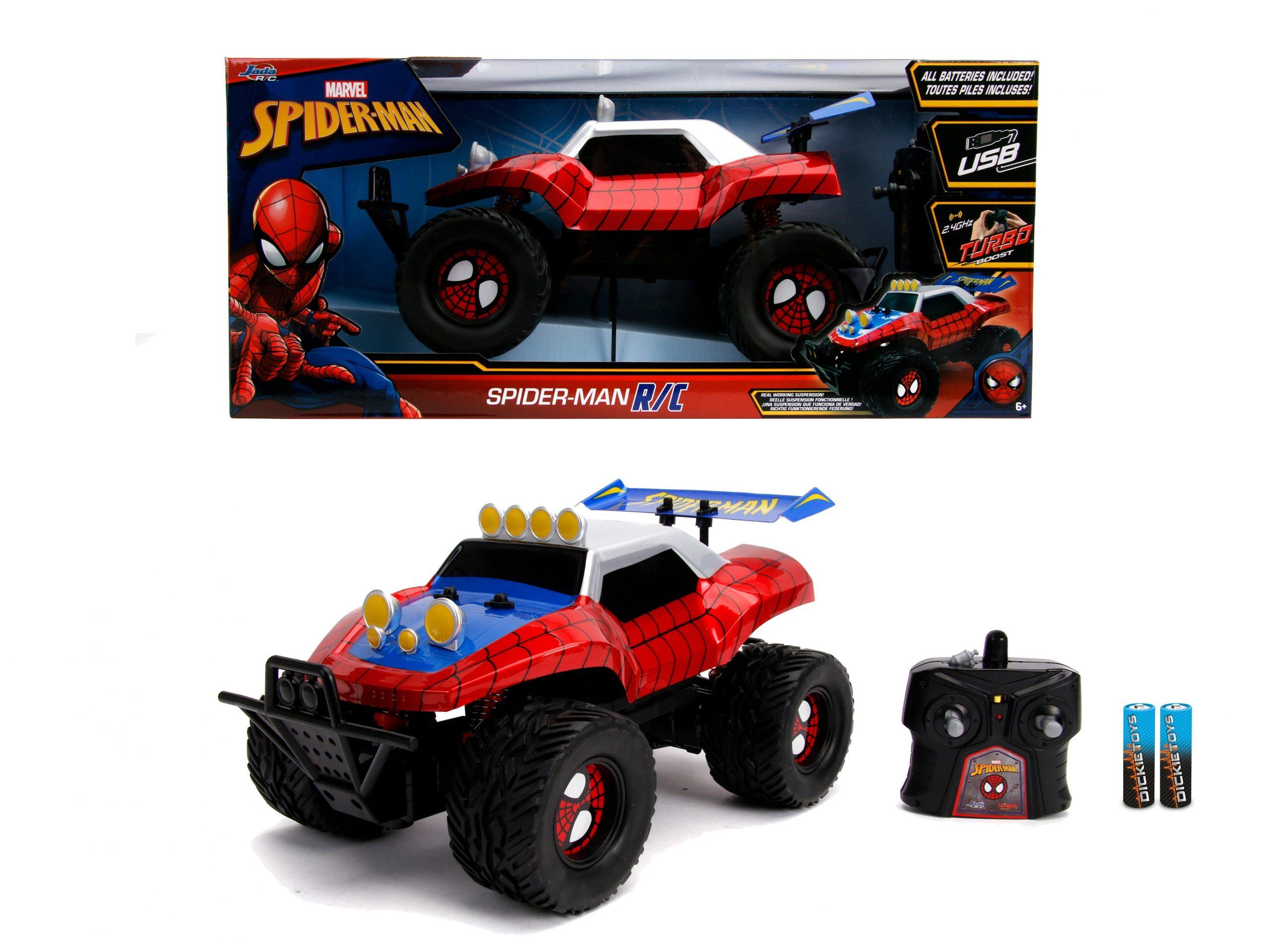 jada marvel rc spiderman spiderman buggy 1 14