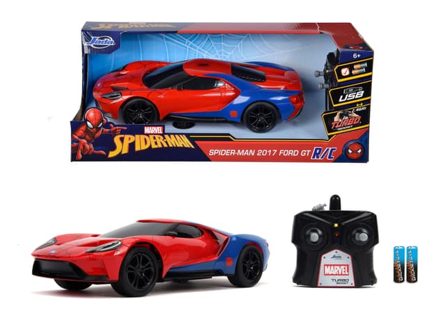 لعبة سيارة Jada - Marvel RC Spiderman 2017 Ford GT 1:16 - 71916