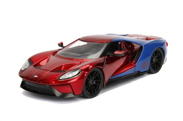 لعبة سيارة Jada - Marvel Spiderman 2017 Ford GT 1:24 - 71946