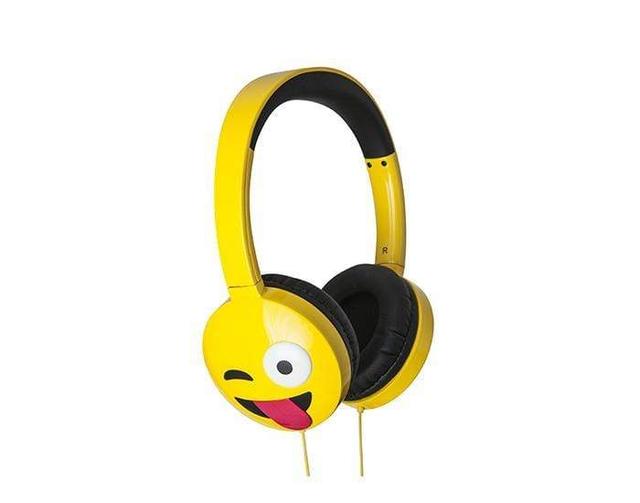 jam audio jamoji just kidding on ear headphones emoji design - SW1hZ2U6MzQ3OTk=