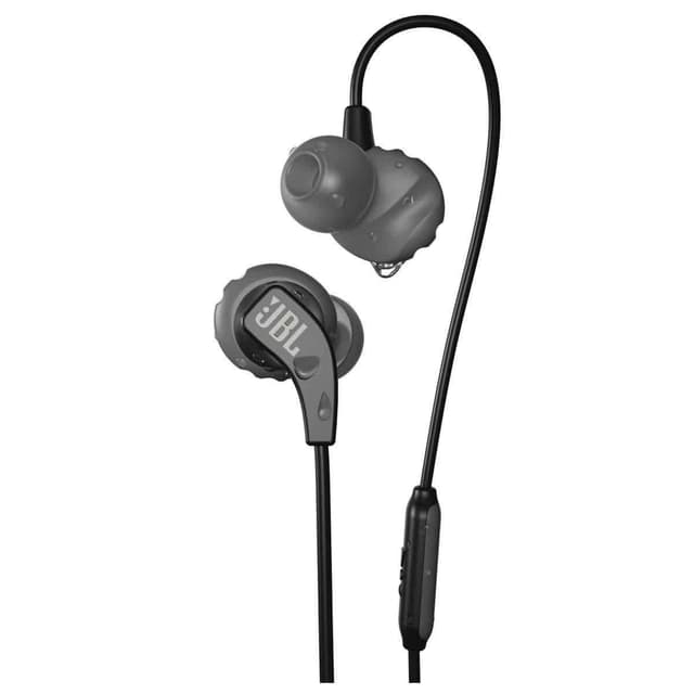 سماعات راس رياضية مقاومة للعرق أسود جي بي ال JBL Endurance Run Sweatproof Sport In-Ear Earphone