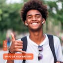 jbl t225 true wireless earbud headphones ghost orange