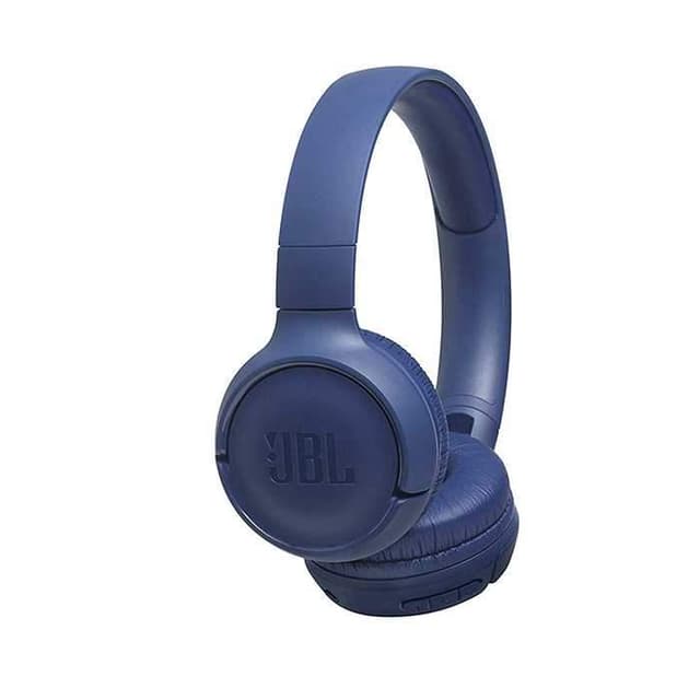 jbl t500 wireless on ear headphones with mic blue
