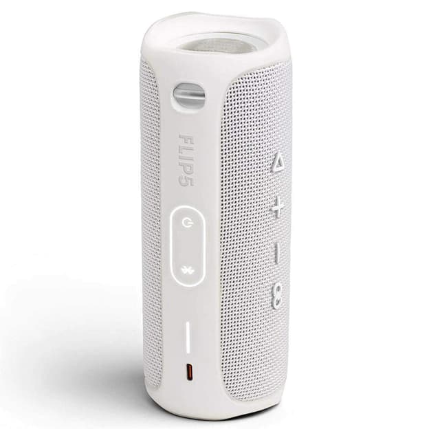 Jbl Flip 5 Waterproof Portable Bluetooth Speaker - White