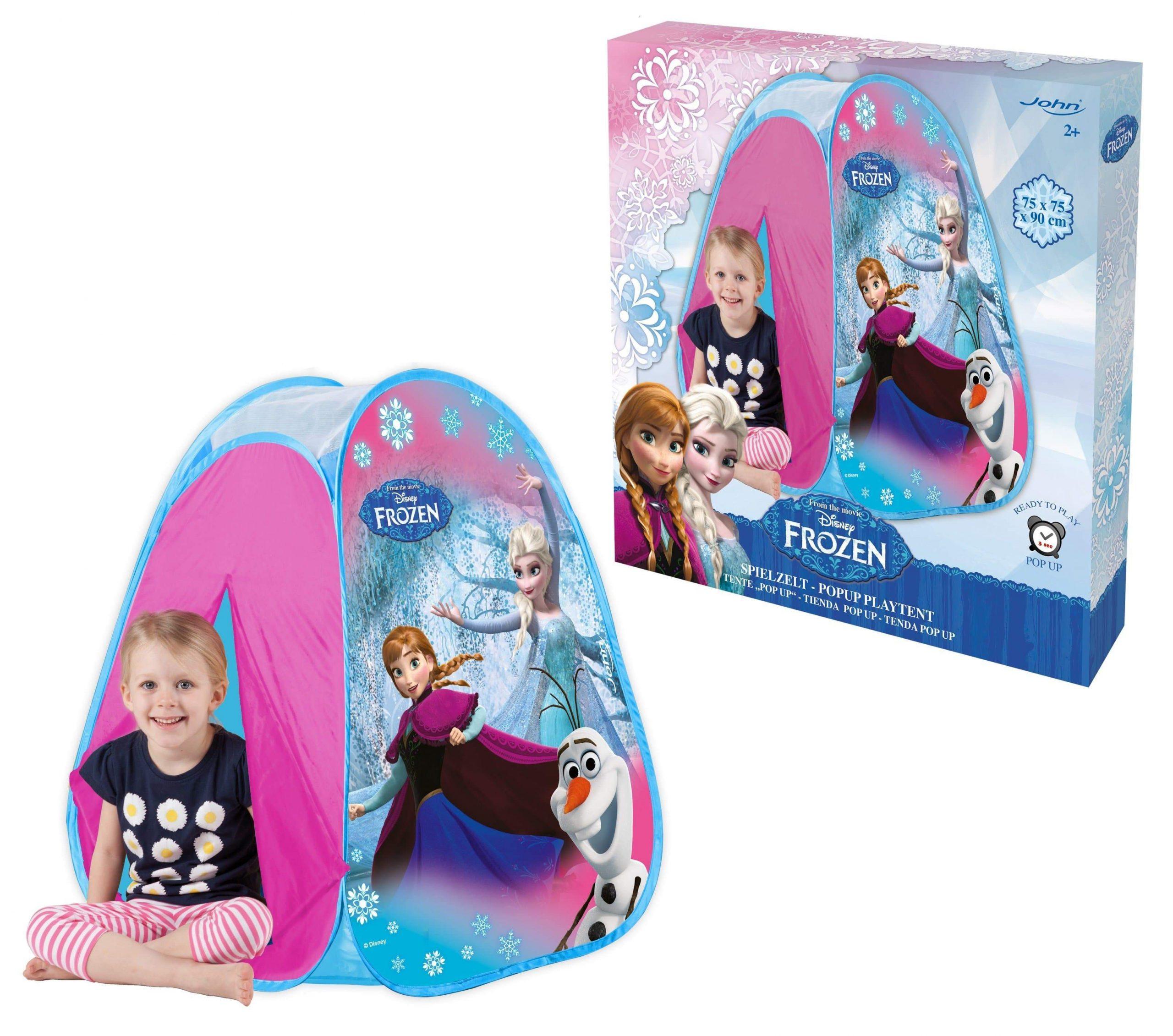 john disney frozen pop up play tent in display box