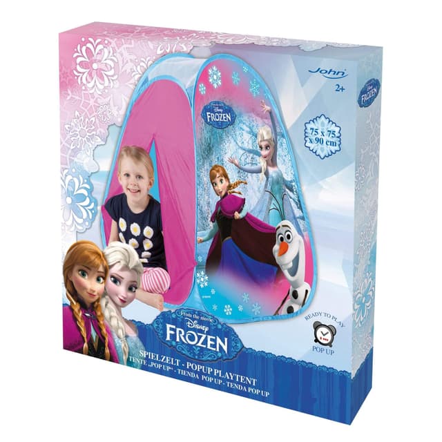 john disney frozen pop up play tent in display box