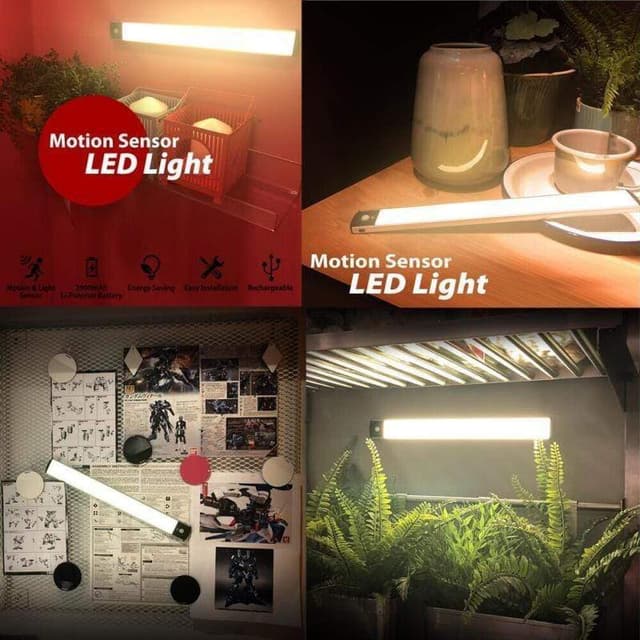 مصباح اضاءة LED ذكي بمستشعر حساس للحركة