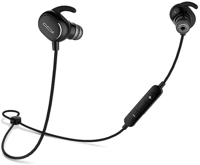 سماعة اذن بلوتوث رياضية من كيو سي واي QY19 - أسود