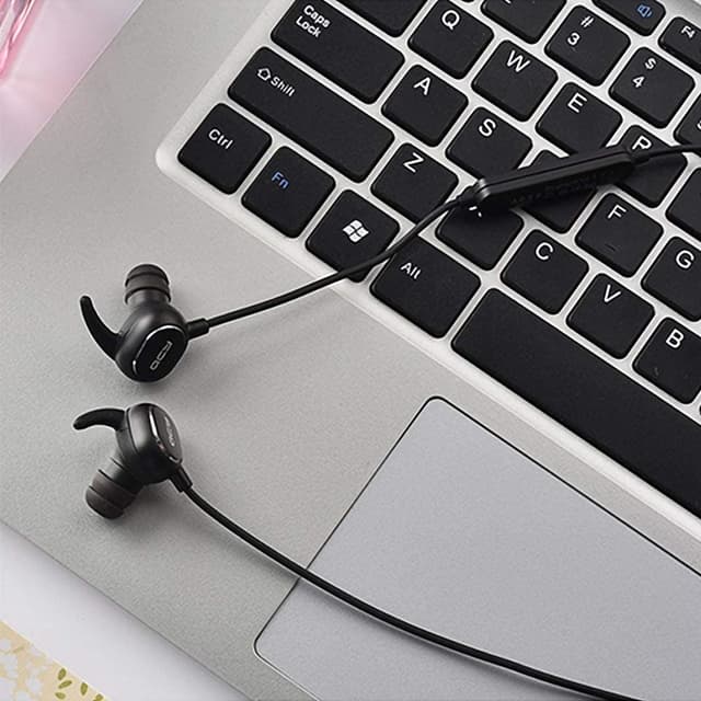 سماعة اذن بلوتوث رياضية من كيو سي واي QY19 - أسود
