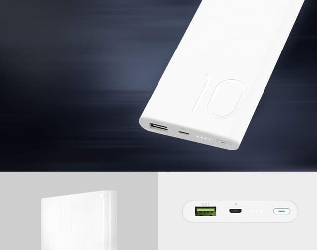 Generic honor power bank 10000mah 18w white