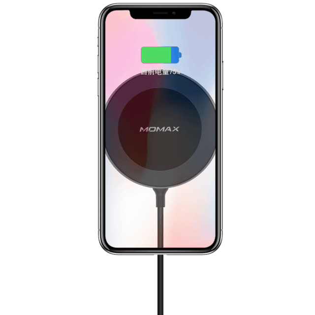 حامل الموبايل المغناطيسي مع شحن لاسلكي 10W - موماكس