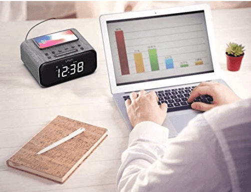 سبيكر بلوتوث وشاحن لاسلكي  5 في 1 - VAVA SPEAKER 27 - أسود - 66199