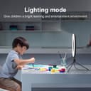 Generic 10" RGB LED Ring Light, Boaraino Ring Light with Tripod Stand, Phone Holder and Remote Control, Ring Light with 26 RGB Dimmable Colors, 9 Brightness Levels and 3 Light Modes