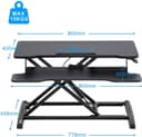 مكتب FITUEYES Standing Desk 80cm Wide Tabletop