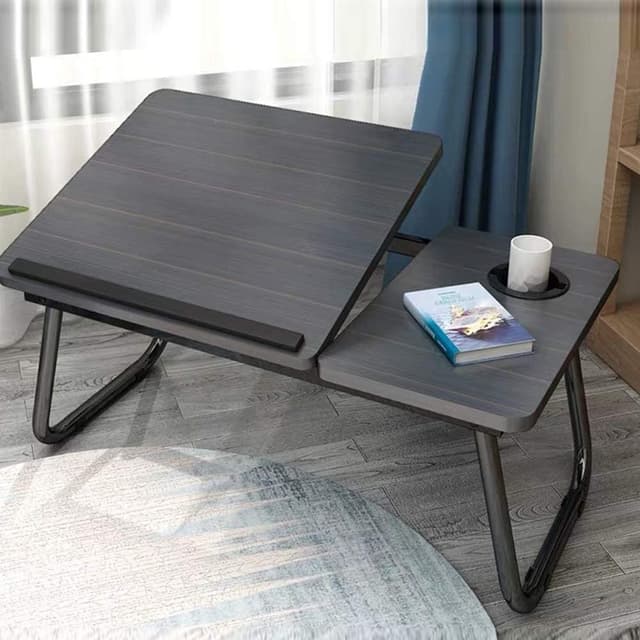 Generic Laptop Bed Tray Table,ShowTop Laptop Desk Notebook,Foldable Lap Desk Stand Adjustable Laptop Table for Bed Notebook Desk Portable Notebook Bed Tray Multifunction Lap Tablet with Cup Holder