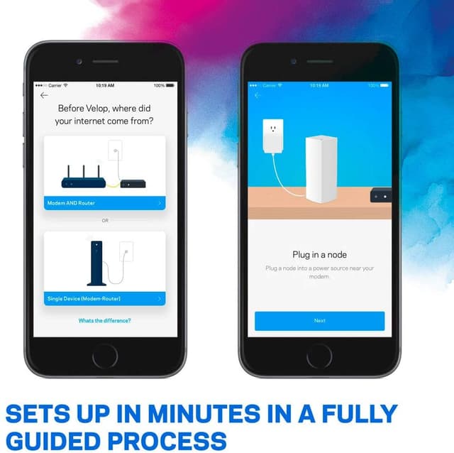 مقوي الشبكة Linksys WHW0301 Velop Tri-Band