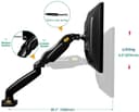 حامل شاشة بذراع مرنة NB North Bayou Monitor Mount Swivel Arm