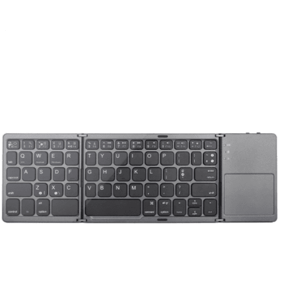 كيبورد محمول قابل للطي يعمل مع الهواتف والأجهزة اللوحية - Bluetooth Wireless Keyboard