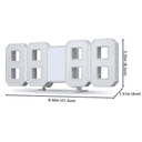 ساعة رقمية 3D