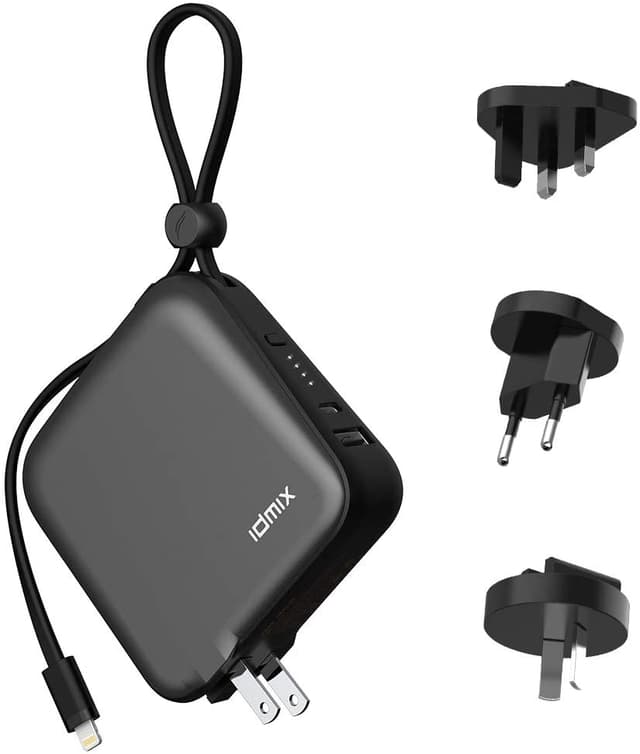 شاحن جداري وبوربانك 10,000mAh - idmix