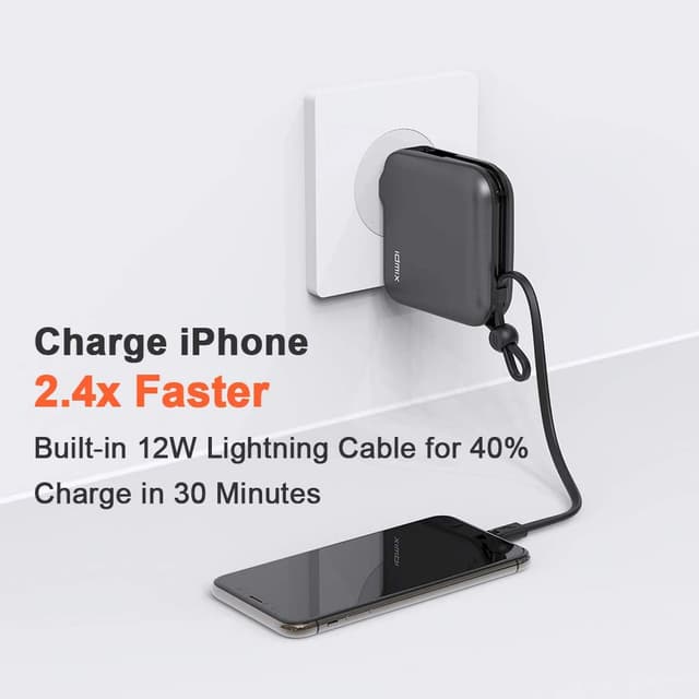 شاحن جداري وبوربانك 10,000mAh - idmix