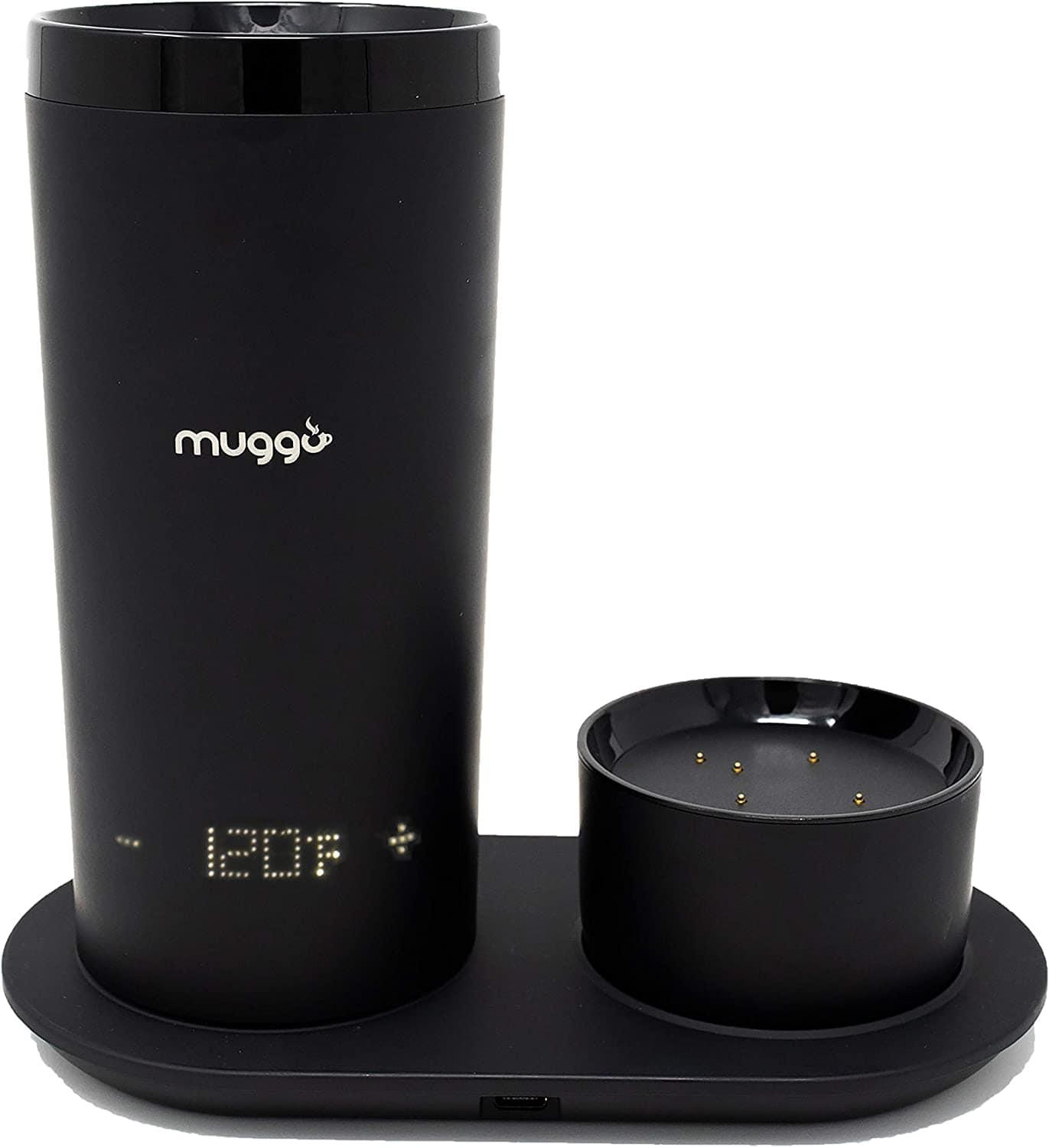 Muggo 12 oz temperature control mug with 3 hour battery life