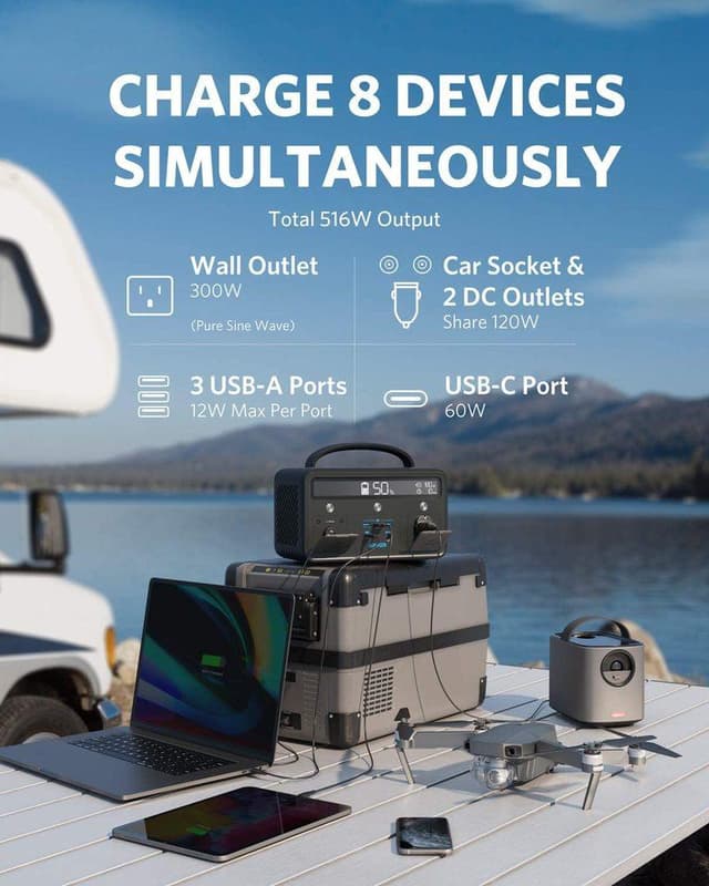 بطارية متنقلة للرحلات انكر باور هاوس Anker PowerHouse ll 400