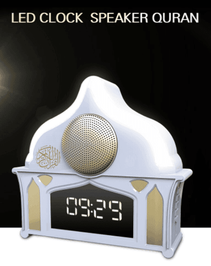 Generic Shenzhen Equantu - SQ912 Islamic MP3 Player Speaker LED Clock