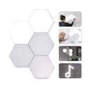 Generic modular touch lights hexagonal led wall tile lights with touch sensitive honeycomb magnetic connection 10 pack hexagonal night light panels easy and creative assembly