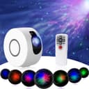 Generic star projector laser galaxy starry sky projector led night light with remote night star projector with 15 mode lighting shows for for bedroom and party decoration