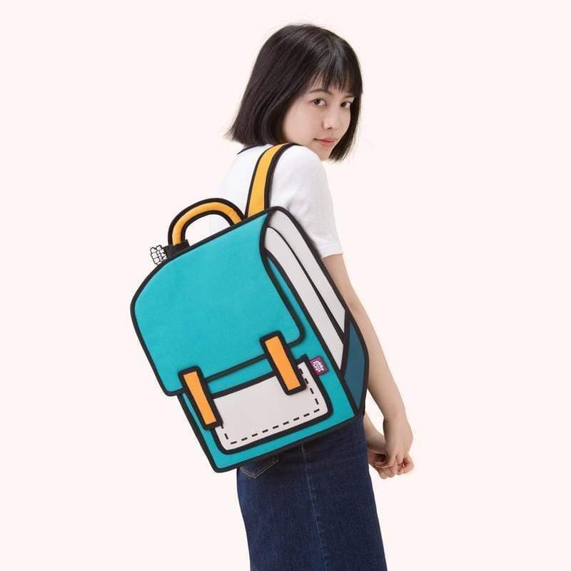 jump from paper spaceman backpack turquoise 13