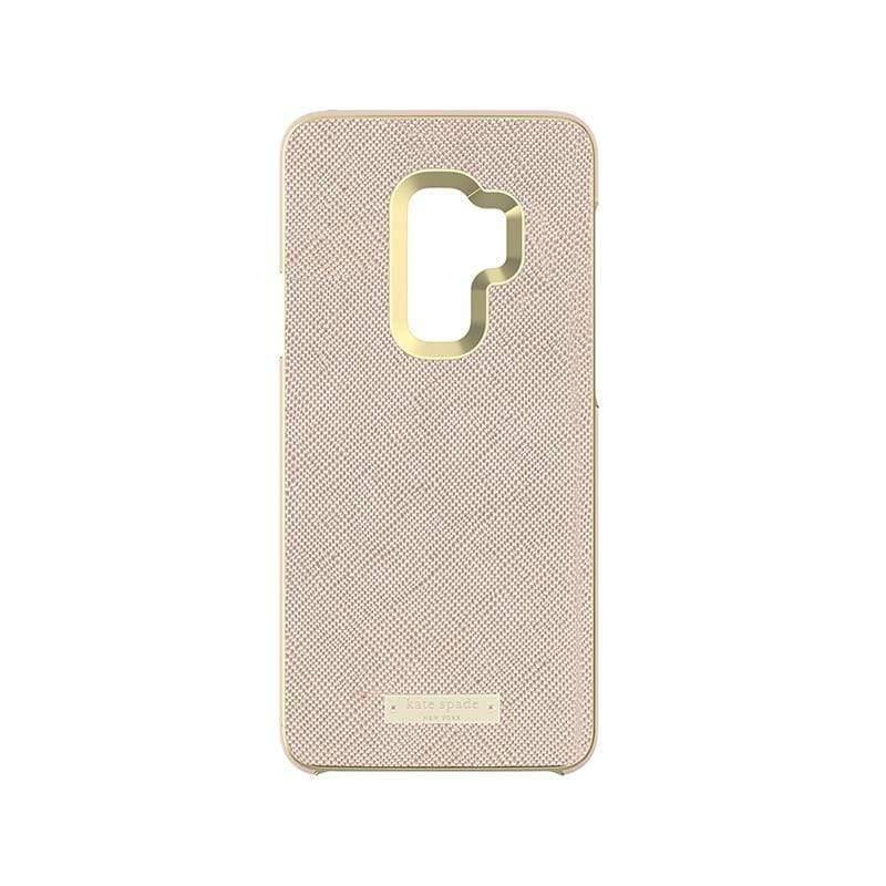 كفر بلاستيك لهاتف Samsung Galaxy S9 Plus بيج Wrap Inlay Case - KATE SPADE