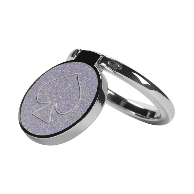 kate spade new york iphone xs x max gift set ring stand protective hardshell case scallop mermaid glitter clear