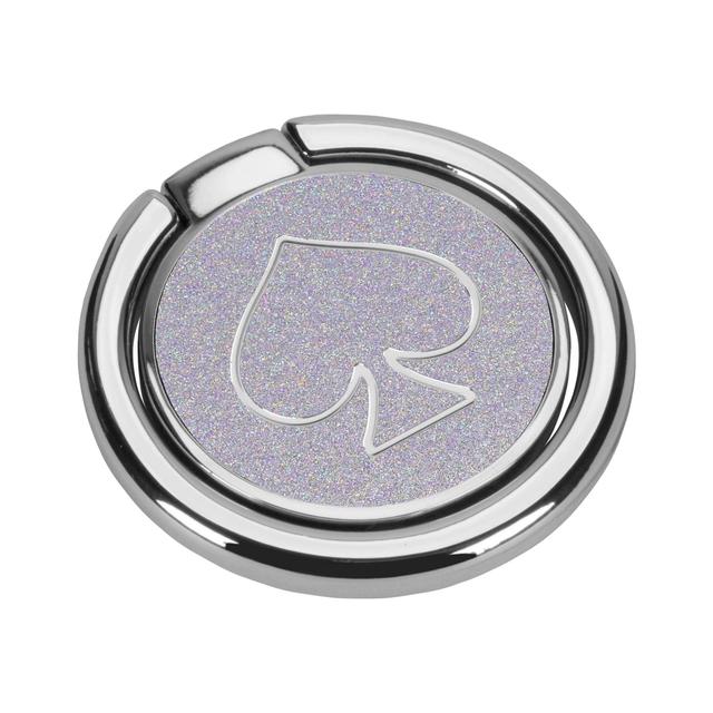 kate spade new york iphone xs x max gift set ring stand protective hardshell case scallop mermaid glitter clear