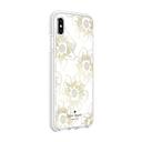 kate spade new york iphone xs max reverse hollyhock floral clear cream with stones - SW1hZ2U6MzIwOTU=