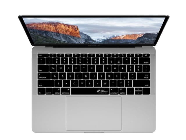 kb covers keyboard cover for macbook pro 13 and 15 inch w touch bar black