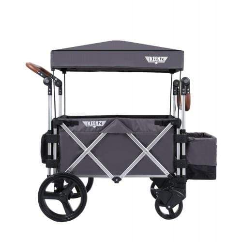 keenz 7s premium deluxe foldable wagon stroller grey
