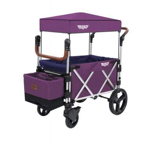 keenz 7s premium deluxe foldable wagon stroller purple