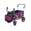keenz 7s premium deluxe foldable wagon stroller purple